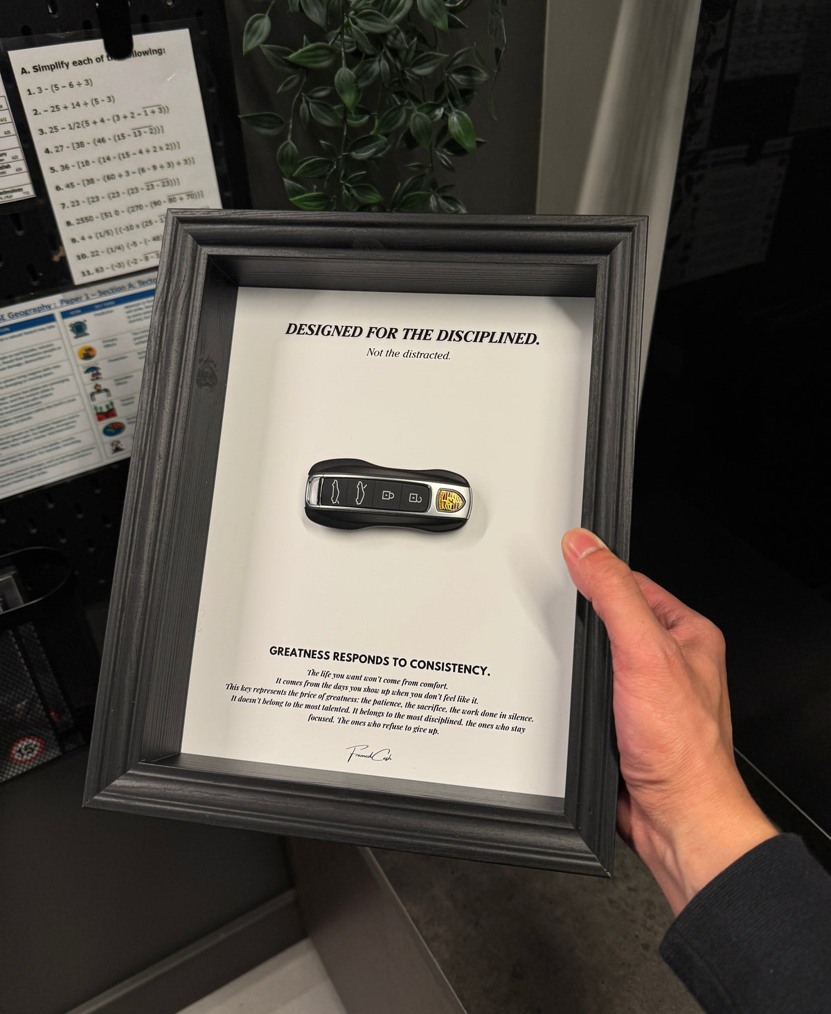 Designed for the Disciplined - Porsche Edition Key Frame