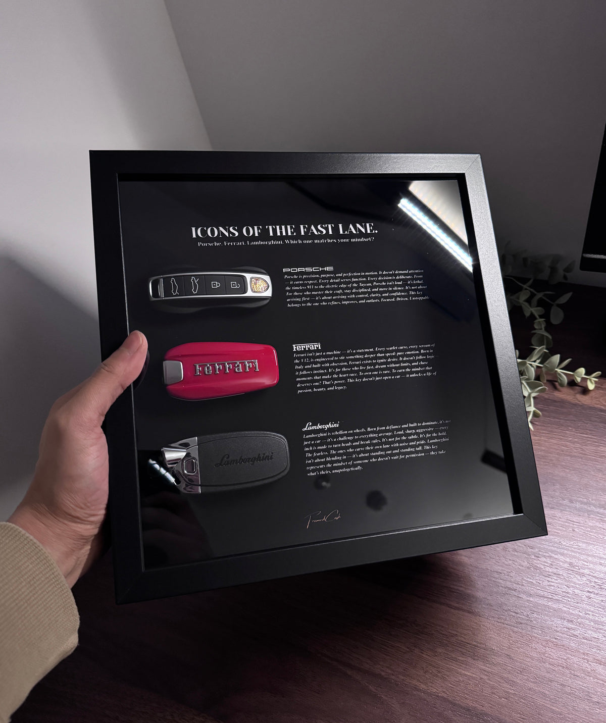 Icons of the Fast Lane Ferrari Porsche Lamborghini Key Frame