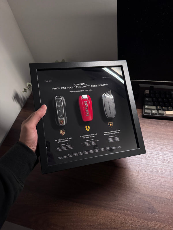 The Choice Screen Frame - Ferrari Porsche Lamborghini Keys