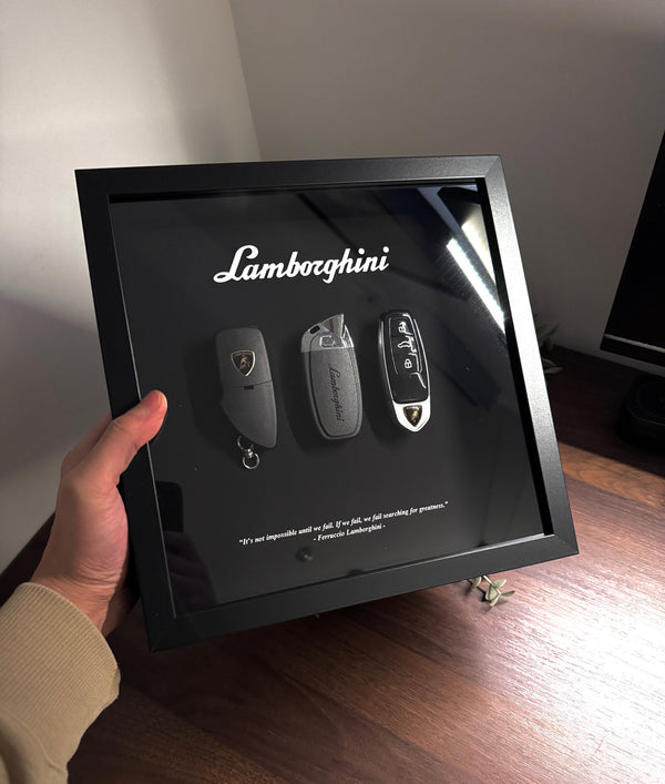 Lamborghini Keys Frame Legacy Edition Limited Wall Art