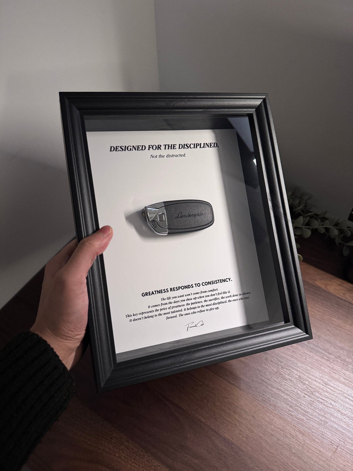 Designed for the Disciplined Lamborghini Edition Key Frame